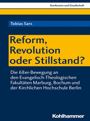 cover image of Reform, Revolution oder Stillstand?